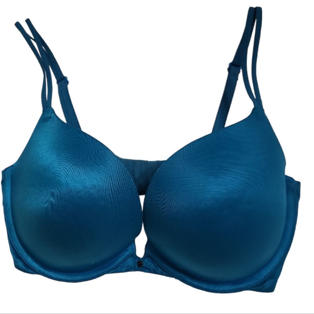 VICTORIA'S SECRET Cobalt Aquamarine Very Sexy PushUp Gel Bra 32DD *DISCONTINUED*